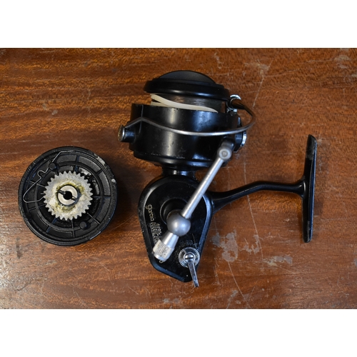 Mitchell Garcia 208 Vintage fishing reel with spare spool in a