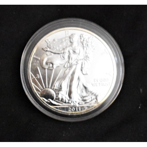 462 - USA 2011 Silver Proof Dollar, encased