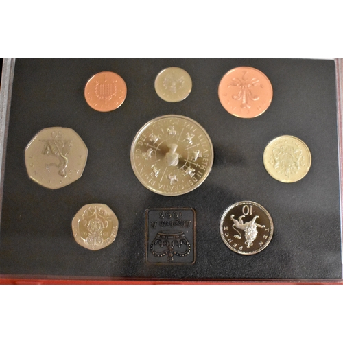 489 - Great Britain 1993 Proof Set, Royal Mint red case