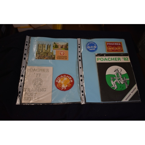 399 - Scouting A collection of Lincolnshire badges and brochures. 1970's to 1985 (11)