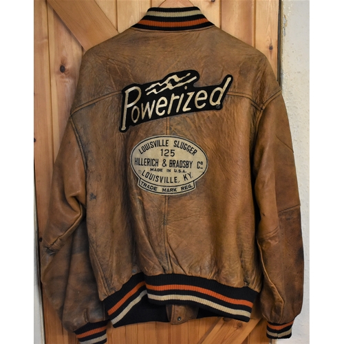 140 - American 1990s Louisville Slugger Baseball Jacket, in worn condition in Size XL. Nice Americana