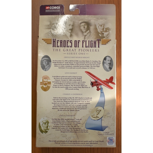 155 - Corgi 'Hero's of Flight' The great pioneers series one, Orville and Wilbur Wright with a model of th... 