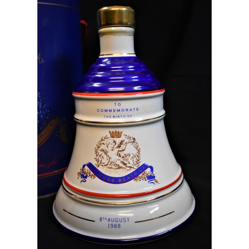 11 - Bell's Princess Beatrice 1988. A special edition of Bell's decanter released to mark the birth of th... 