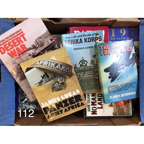 112 - BOOKS: Military Fact & Fiction 10+ books including PARA! by Peter Harclerode, In Flanders Fields and... 