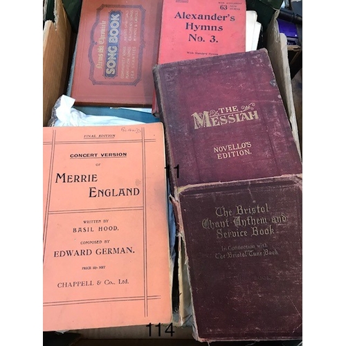 114 - BOOKS: Hymn and Music Books and Sheets including Alexander's Hymns No. 3