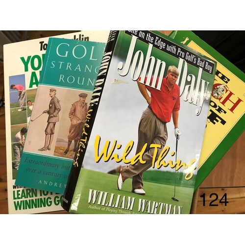 124 - BOOKS: GOLF 11 x Golfing books including Tony Jacklin 'Your Game and Mine', 'Golf's Strangest Rounds... 