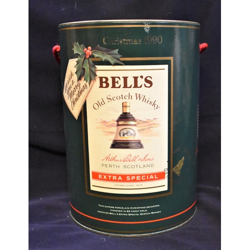 15 - Bell's Christmas 1990. Bell's annual Christmas decanter releases were much anticipated. This is the ... 