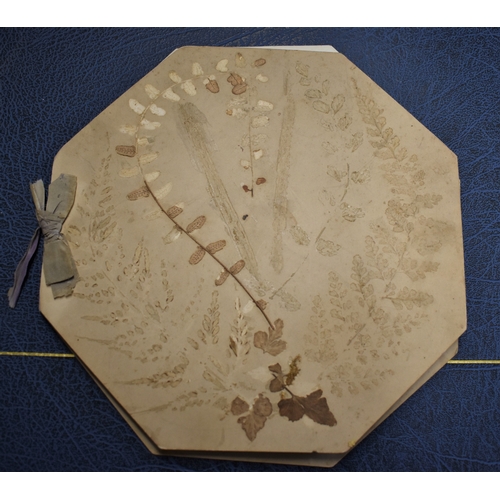 36 - 19th Century Dried Flower Booklet 