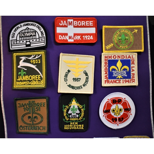 392 - Scouting 1920-2015 Woven Jamboree embroidered badge collection (23 in total) a very fine lot