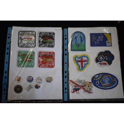 406 - Scouting Fine collection of Sweden 2011 Jamboree with badges, buttons and belts. Includes scarce for... 