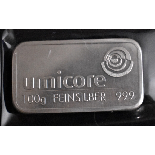 434 - Silver Bar 100 Grams