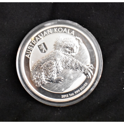 469 - Australia 2012 Silver Dollar, Koala, capsuled