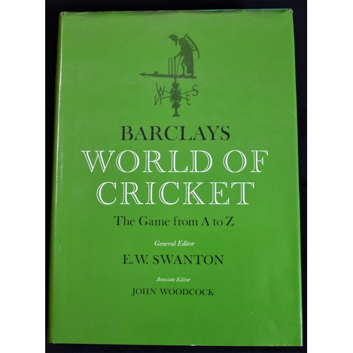 70 - Barclays World of Cricket Book - The Game from A-Z. 1980's edition. Vintage and rare find