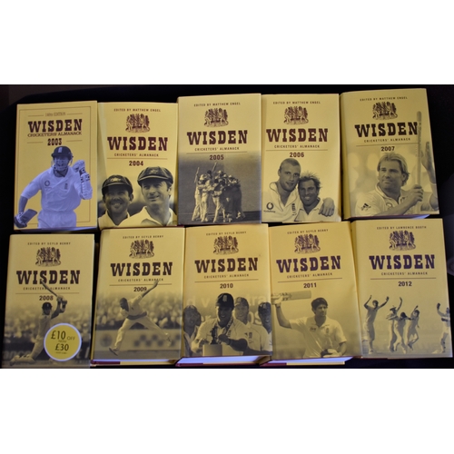 72 - Wisden Cricket Almanacs - 140 to 149th editions (2003-2012)