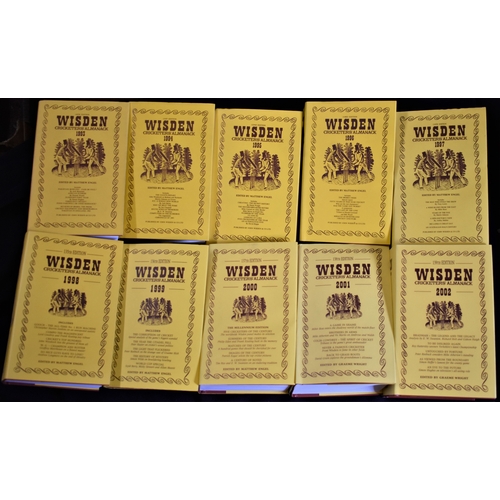 73 - Wisden Cricket Almanacs - 130 to 139th editions (1993-2002)