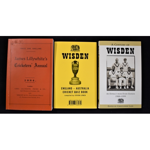 81 - Selections of Wisden and James Lillywhites annuals & quiz books highlighting over 100 years of crick... 