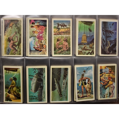 188 - Brook Bond (12) sets, EX, in plastics including: Inventors and Inventions, Wonders of Wildlife, Wood... 