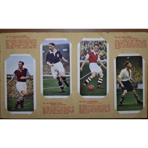 192 - Chix Bubble Gum FOOTBALL picture album cards series no 2; 45 of 48; missing no7;no 28 no 44; cards V... 