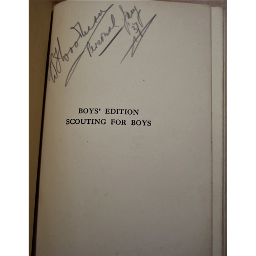 196 - Scouting for Boys by Lord Baden-Powell of Gilwell, Boys' Edition printed by C. Arthur Pearson, Ltd. ... 