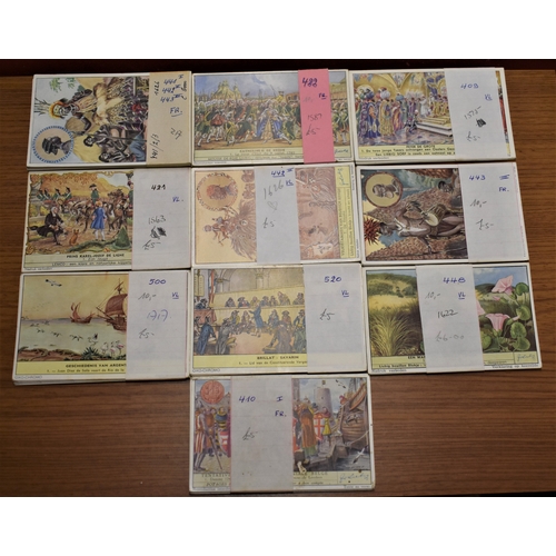 197 - Liebig Sets (10) 1950's/60's, includes three sets of Belgian Congo - one of ten cards