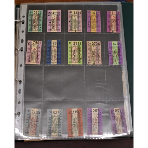 207 - London Bus Tickets - A collection of 1950's London Transport Coach Tickets and County Buses, selecti... 