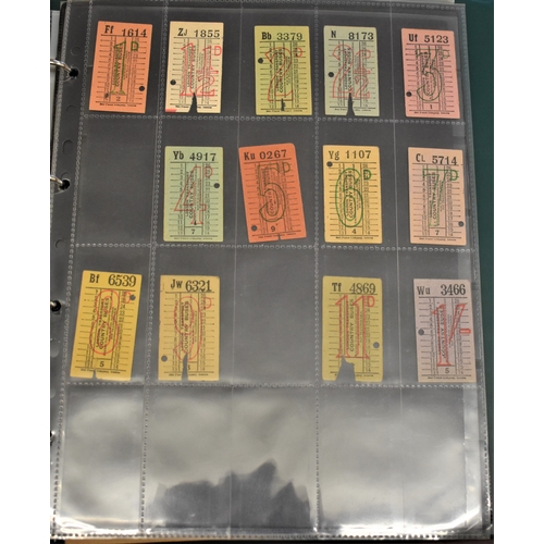 207 - London Bus Tickets - A collection of 1950's London Transport Coach Tickets and County Buses, selecti... 