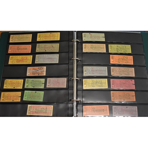 207 - London Bus Tickets - A collection of 1950's London Transport Coach Tickets and County Buses, selecti... 