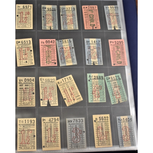 208 - London Bus Tickets - A collection of 1950's London Transp't T&T Tickets and County Buses, selection ... 