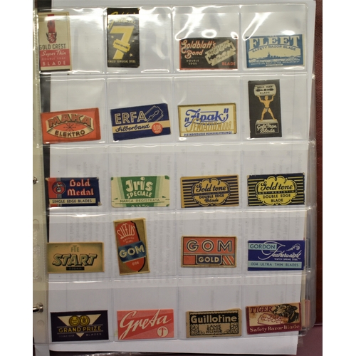 223 - Vintage Safety Razor Blade Collection dating 1930's onward, including:   G.i. Gibson, Olympionik, Gl... 