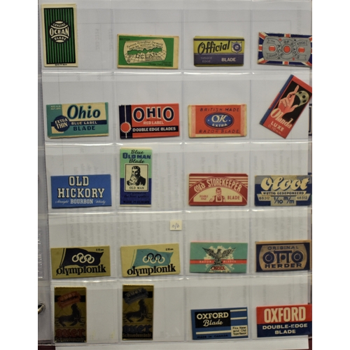 234 - Vintage Safety Razor Blade Collection dating 1930's onward, including: Nacet, Napoleon, Radio Gold, ... 