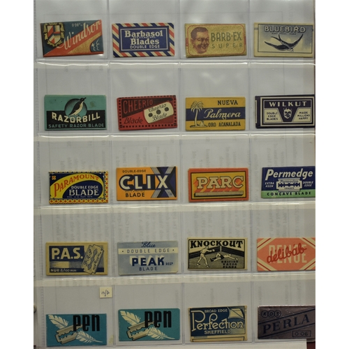 234 - Vintage Safety Razor Blade Collection dating 1930's onward, including: Nacet, Napoleon, Radio Gold, ... 