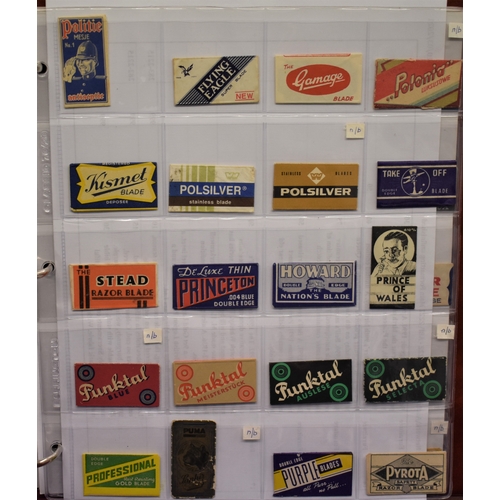 235 - Vintage Safety Razor Blade Collection dating 1930's onward, including: Star, Pet, Pal, Platoon, Polo... 