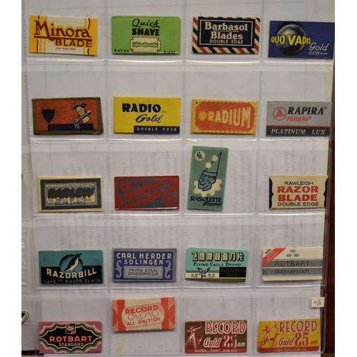 235 - Vintage Safety Razor Blade Collection dating 1930's onward, including: Star, Pet, Pal, Platoon, Polo... 