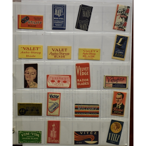 247 - Vintage Safety Razor Blade Collection dating 1930's onward, including: Tark, Tarta, Tennis Gold, Tig... 