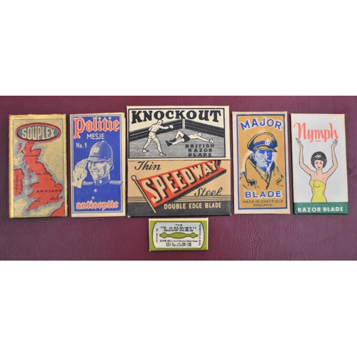 253 - Vintage Safety Razor Blade Collection dating 1930's onward, including: Wanie, Cooper, Wilgo, White S... 