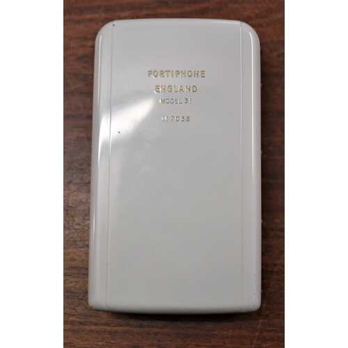 258 - Fortiphone Model 31 Answer Phone Device, Patent No.117036. Unusual 1980s device that looks like some... 