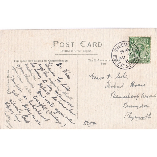 367 - Mivehead/The Camp S.O./Somerset, fine crisp 1911 datestamp