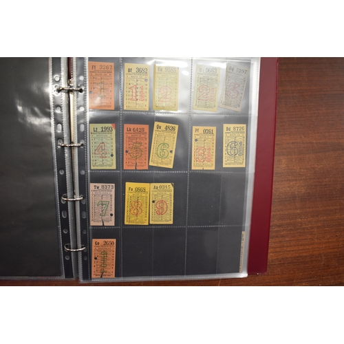 209 - London Bus Tickets - A collection of 1950's London Transport Buses, L.T. Buses and County Buses, sel... 