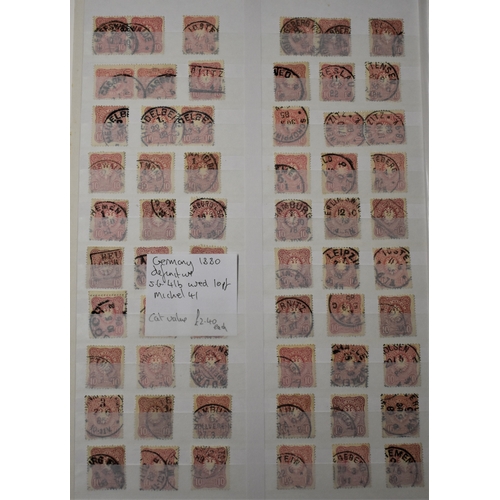 245 - Germany 1875-1945 u/m and used, all individually described and valued.