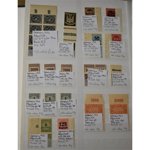 245 - Germany 1875-1945 u/m and used, all individually described and valued.