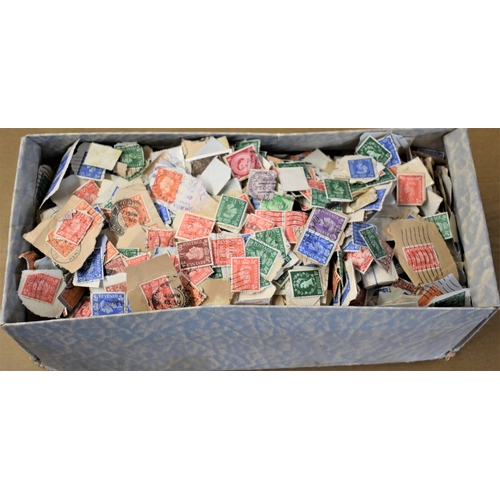 248 - Great Britain KGVI - A small carton of thousands, on and off paper. Perth's etc., noted. Good sortin... 