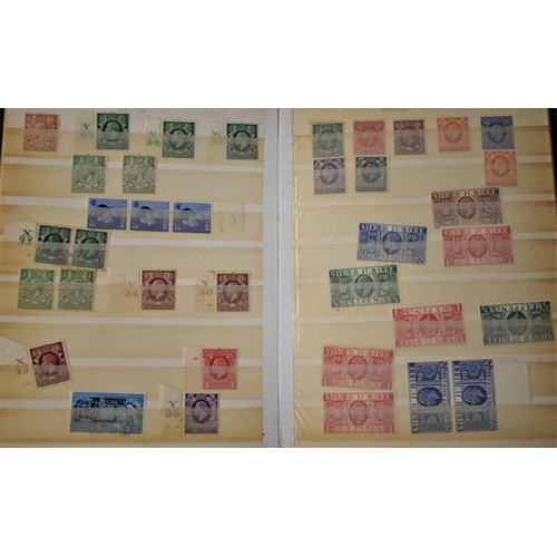 255 - Great Britain Mint stockbook, good KGV including controls, some Victoria. Good lot (100's)
