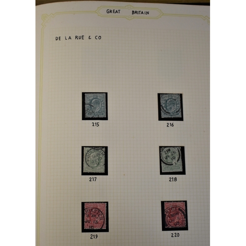 256 - Great Britain collection of Victorian Penny Reds and Strength in King Edward VII & KGVI in a Simplex... 