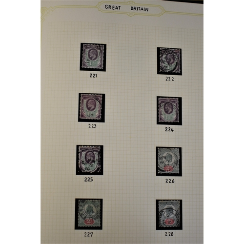 256 - Great Britain collection of Victorian Penny Reds and Strength in King Edward VII & KGVI in a Simplex... 