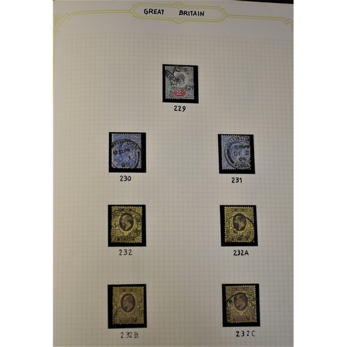 256 - Great Britain collection of Victorian Penny Reds and Strength in King Edward VII & KGVI in a Simplex... 