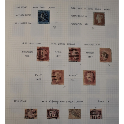 258 - Great Britain and Channel Islands 1841-1970 Mint and Used collection in a Devon Album, good range of... 