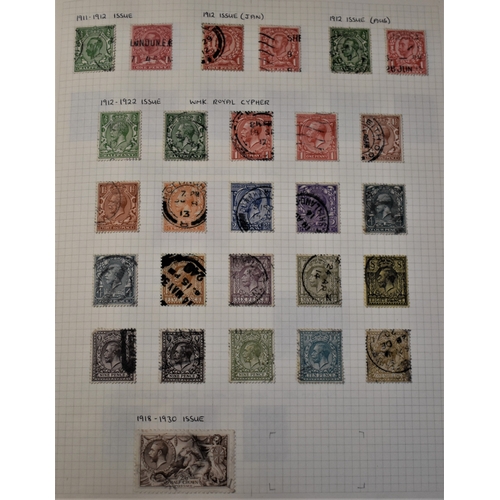 258 - Great Britain and Channel Islands 1841-1970 Mint and Used collection in a Devon Album, good range of... 