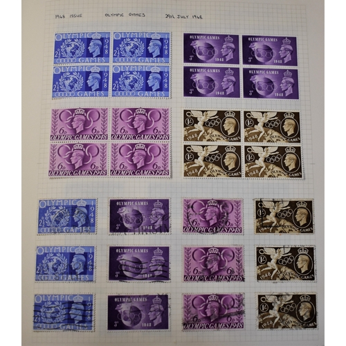 258 - Great Britain and Channel Islands 1841-1970 Mint and Used collection in a Devon Album, good range of... 