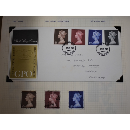 258 - Great Britain and Channel Islands 1841-1970 Mint and Used collection in a Devon Album, good range of... 