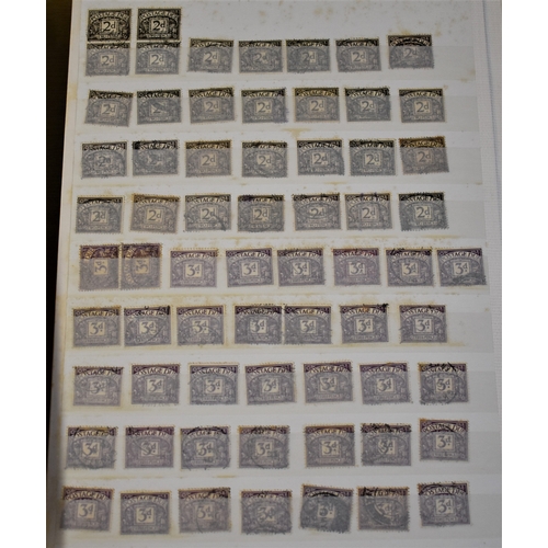 265 - Great Britain Postage Dues in an 8 page Stockbook, also Machin High Values mostly fine used (100's)